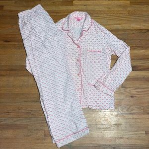 Pink Victoria Secret - M- PJ Set - Little Dog - 100% Cotton